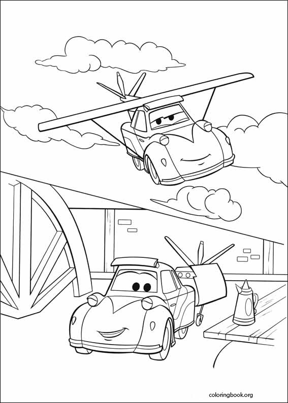 Planes coloring page (018)