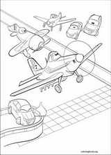 Planes coloring page (022)