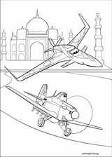 Planes coloring page (023)