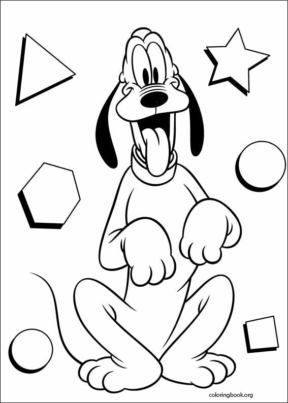 Pluto coloring page (005)
