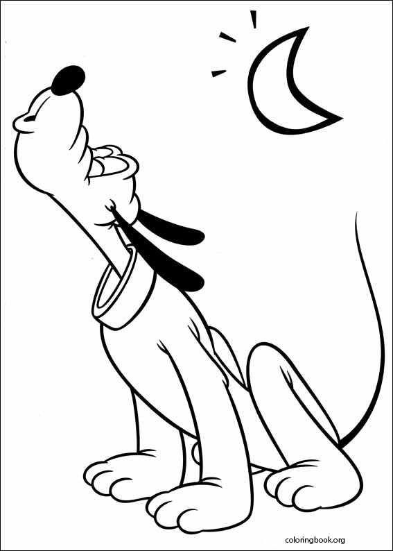 Pluto coloring page (015)