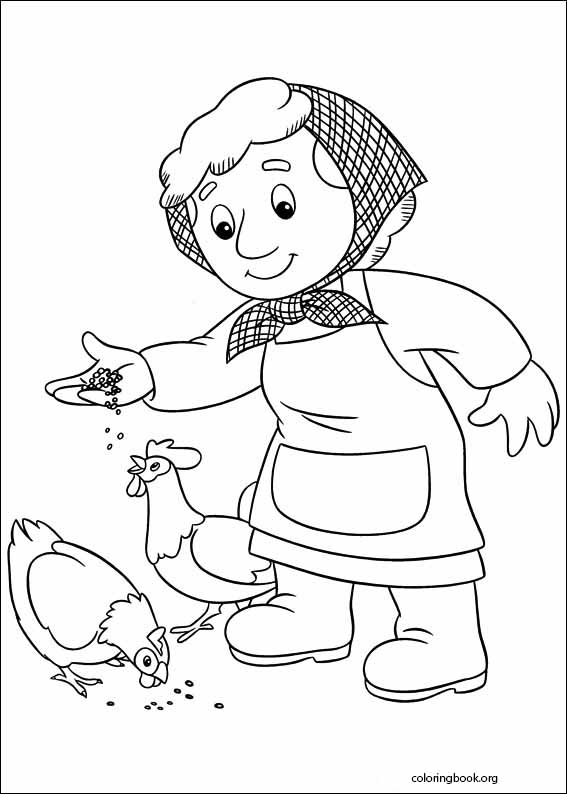 Postman Pat coloring page (005)