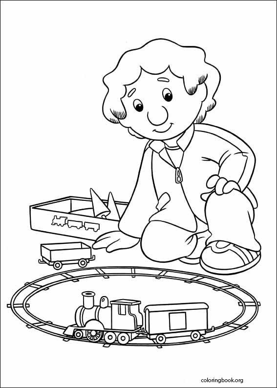 Postman Pat coloring page (006)