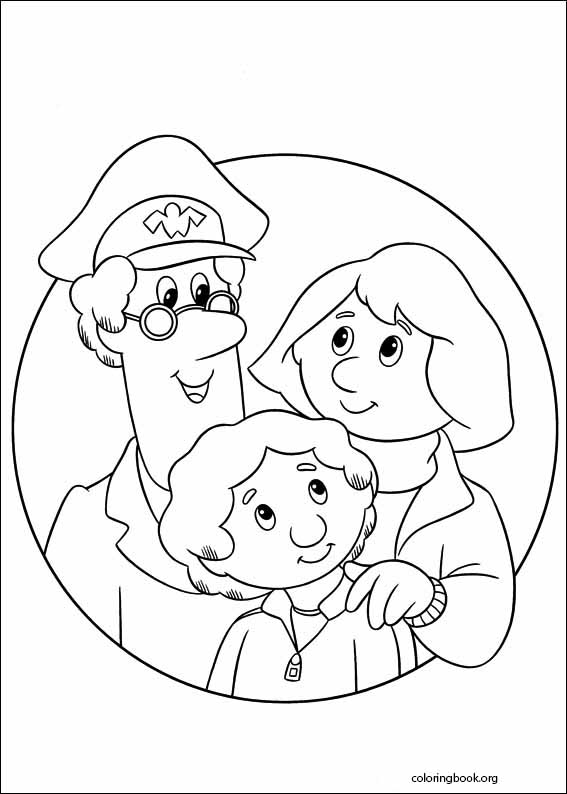 Postman Pat coloring page (014)