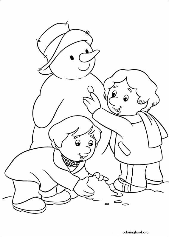 Postman Pat coloring page (019)