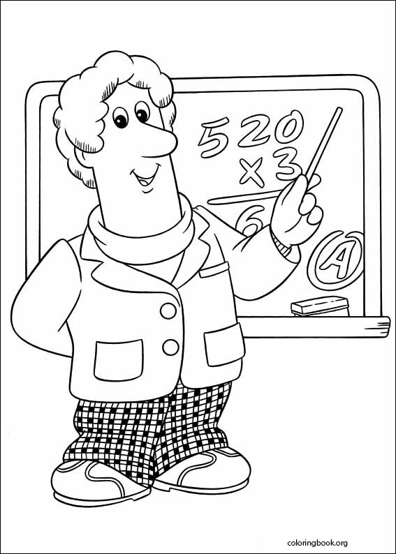 Postman Pat coloring page (020)