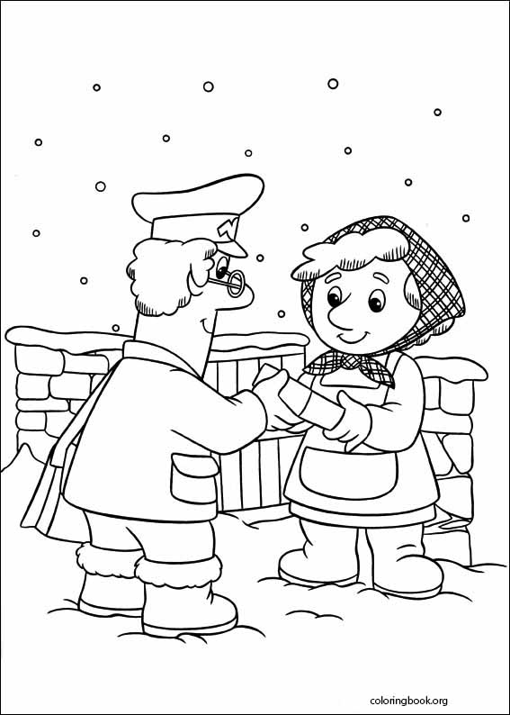Postman Pat coloring page (028)