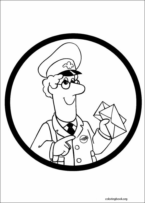 Postman Pat coloring page (030)