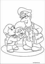 Postman Pat coloring page (012)
