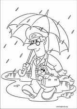 Postman Pat coloring page (017)