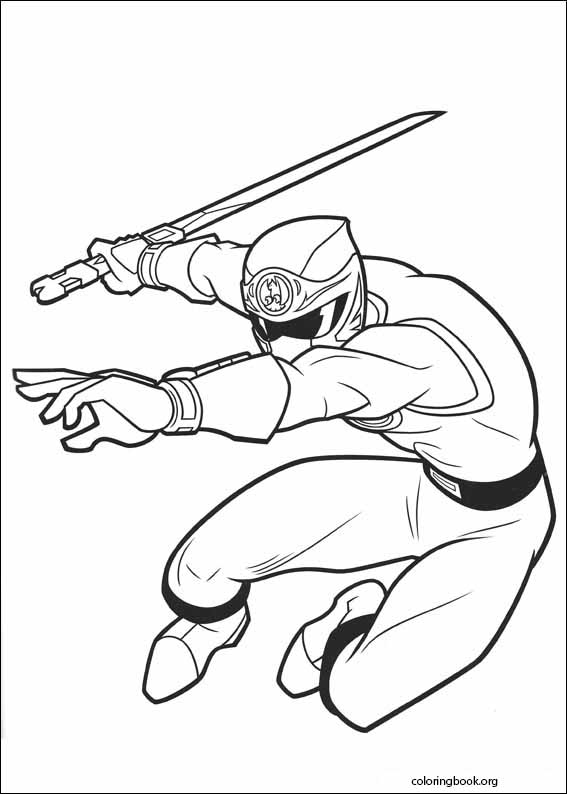 Power Rangers coloring page (001)