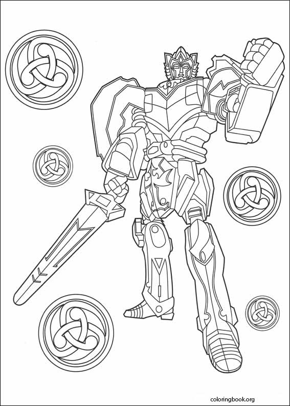 Power Rangers coloring page (002)