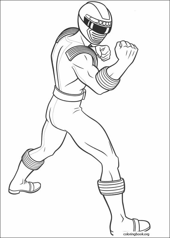 Power Rangers coloring page (003)
