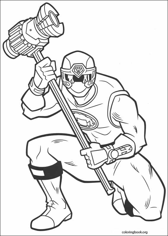 Power Rangers coloring page (004)