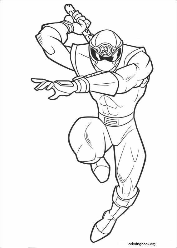 Power Rangers coloring page (006)