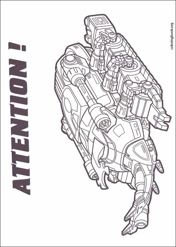 Power Rangers coloring page (013)