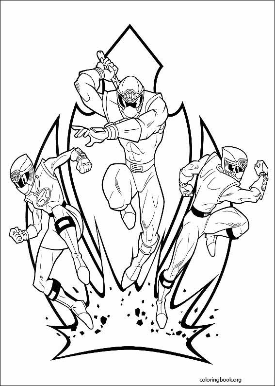Power Rangers coloring page (022)