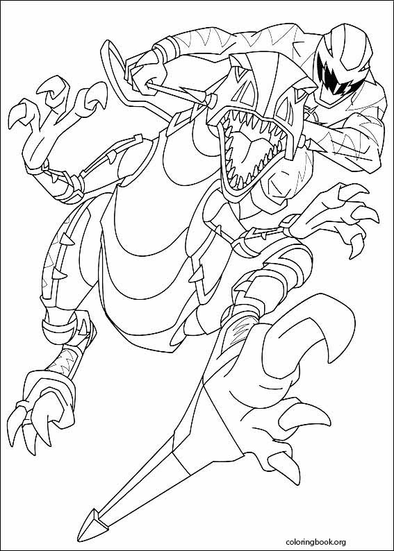 Power Rangers coloring page (033)