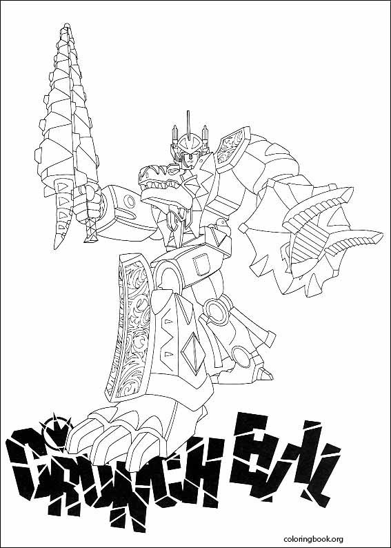 Power Rangers coloring page (034)