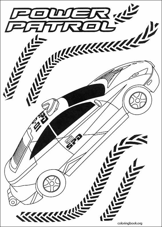Power Rangers coloring page (037)