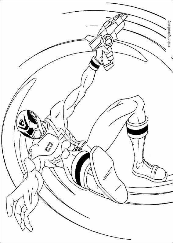 Power Rangers coloring page (042)