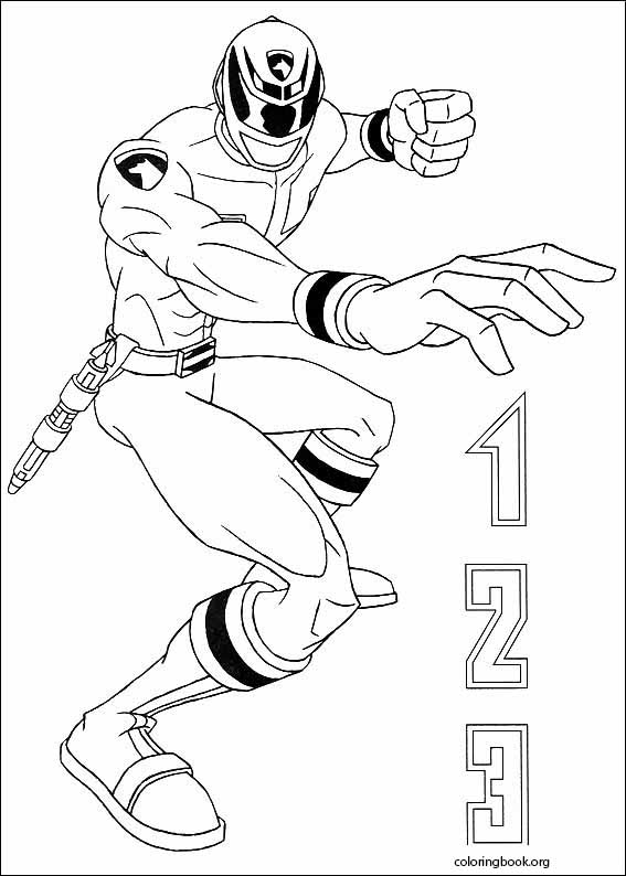 Power Rangers coloring page (044)