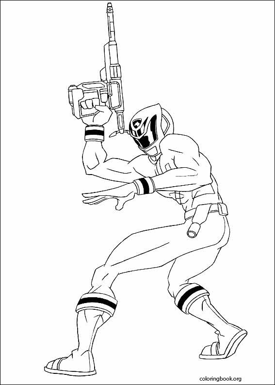 Power Rangers coloring page (046)
