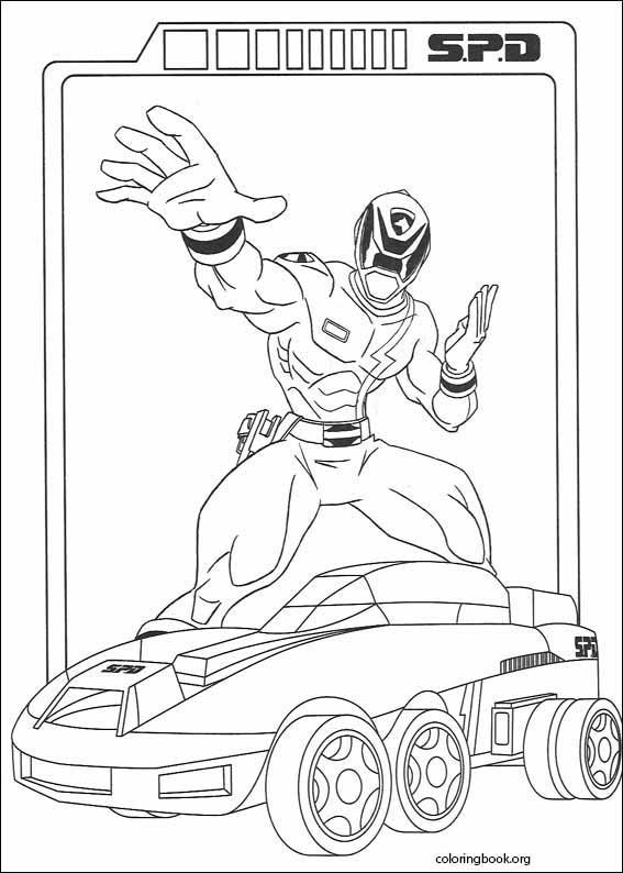 Power Rangers coloring page (050)
