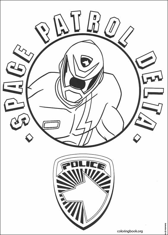 Power Rangers coloring page (051)