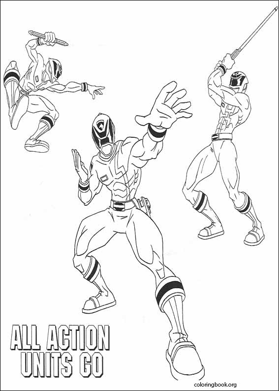 Power Rangers coloring page (052)