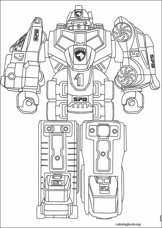 Power Rangers coloring page (053)