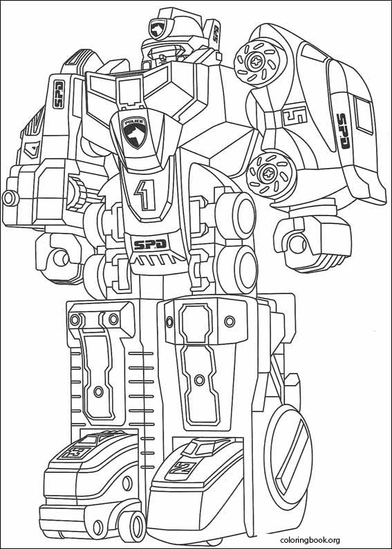 Power Rangers coloring page (056)