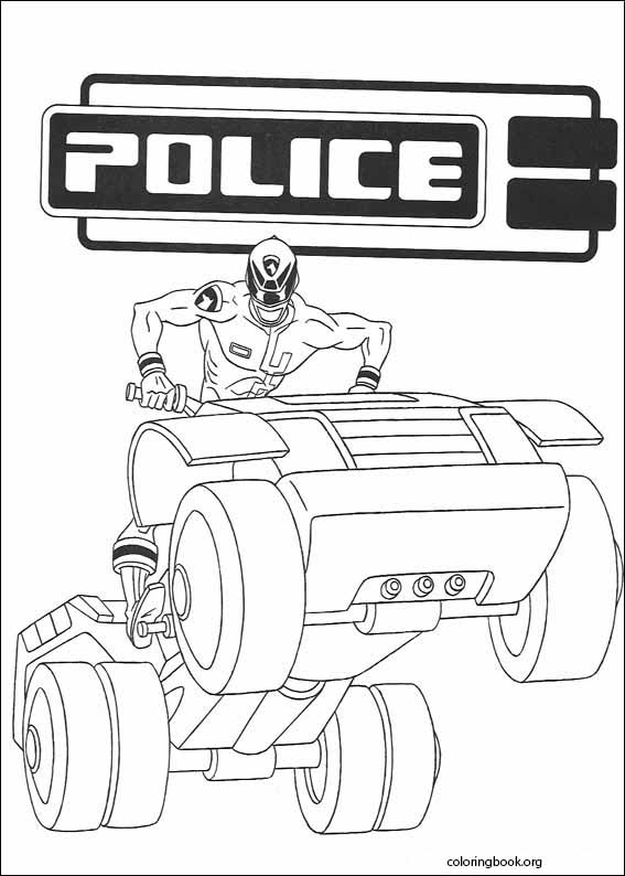 Power Rangers coloring page (057)