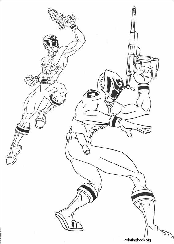 Power Rangers coloring page (058)