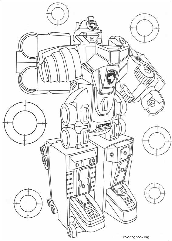 Power Rangers coloring page (063)