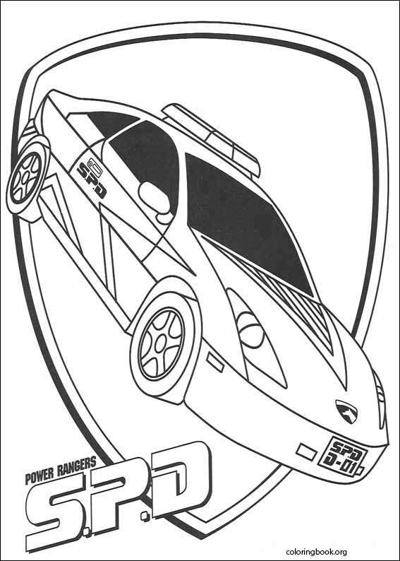 Power Rangers coloring page (066)