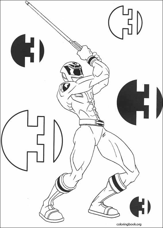 Power Rangers coloring page (068)