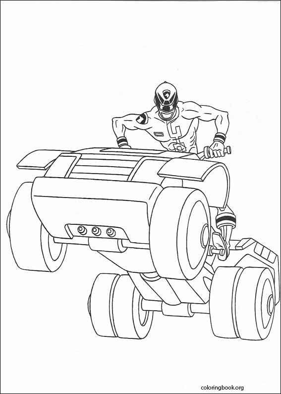 Power Rangers coloring page (069)