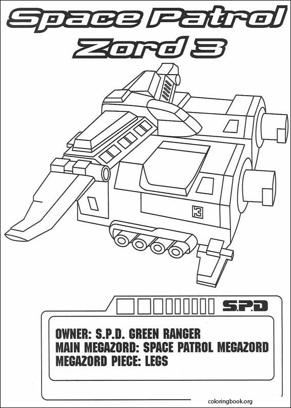 Power Rangers coloring page (070)