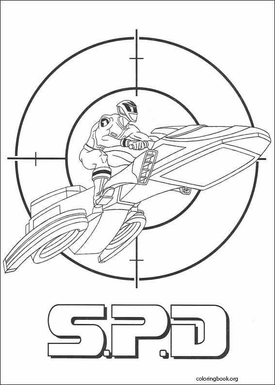 Power Rangers coloring page (071)