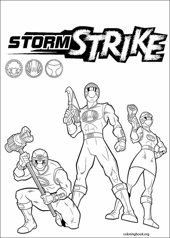 Power Rangers coloring page (073)