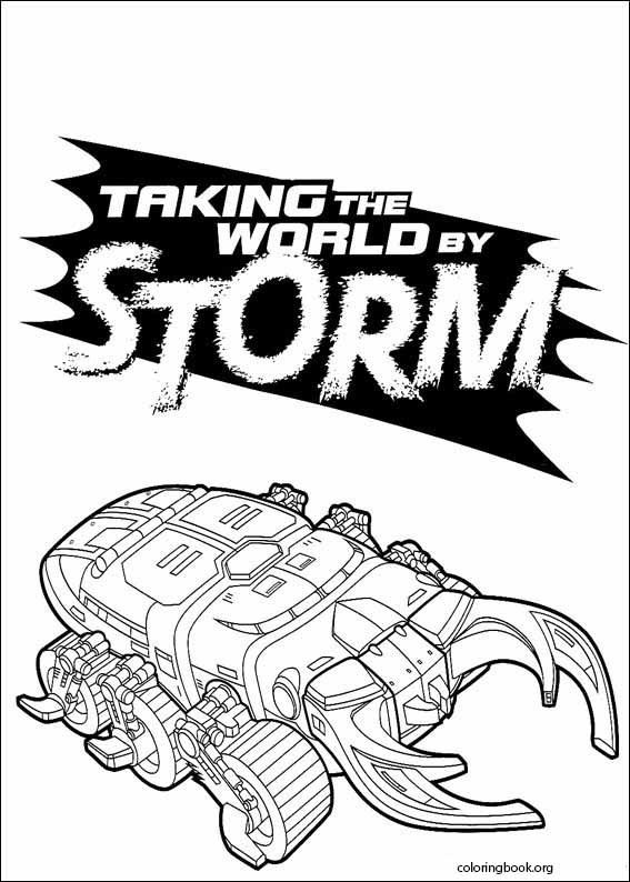 Power Rangers coloring page (077)