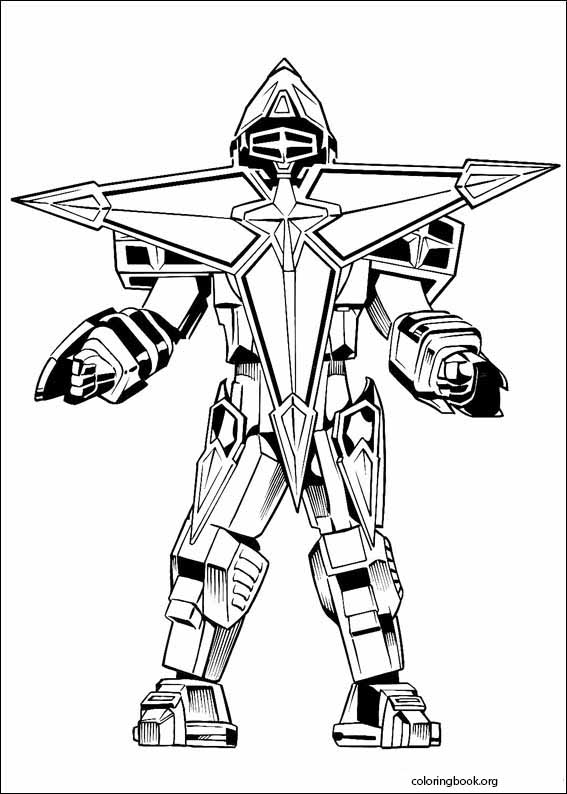 Power Rangers coloring page (084)