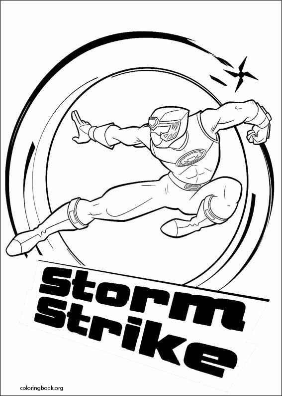 Power Rangers coloring page (086)