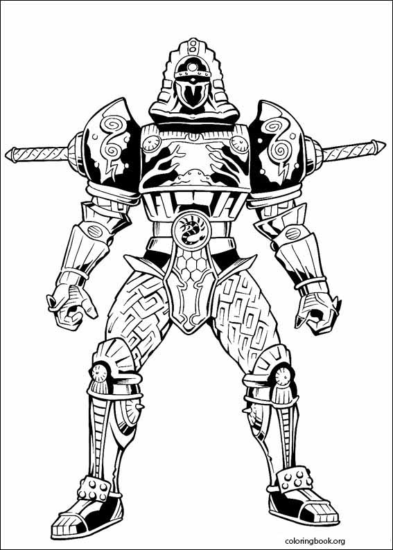 Power Rangers coloring page (090)