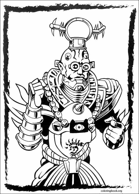 Power Rangers coloring page (094)