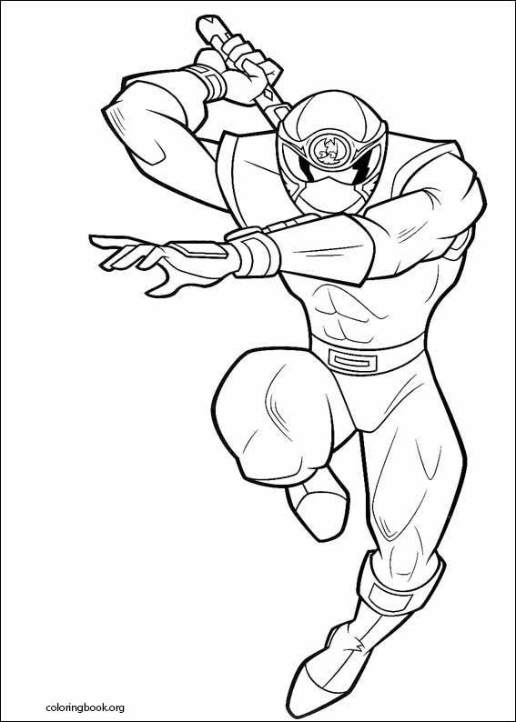 Power Rangers coloring page (095)