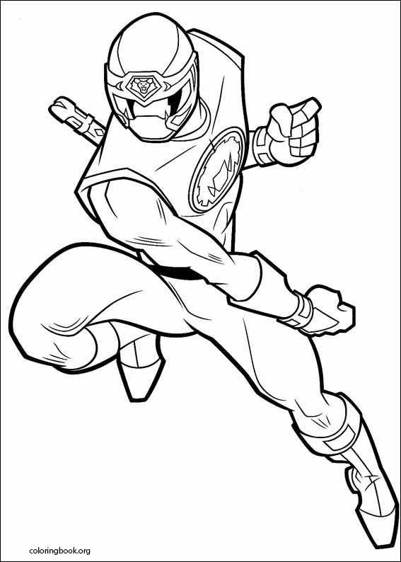 Power Rangers coloring page (097)