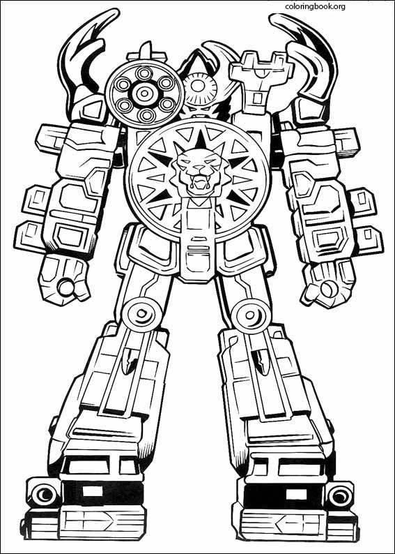 Power Rangers coloring page (099)
