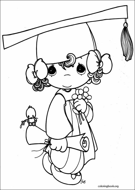 Precious Moments coloring page (001)